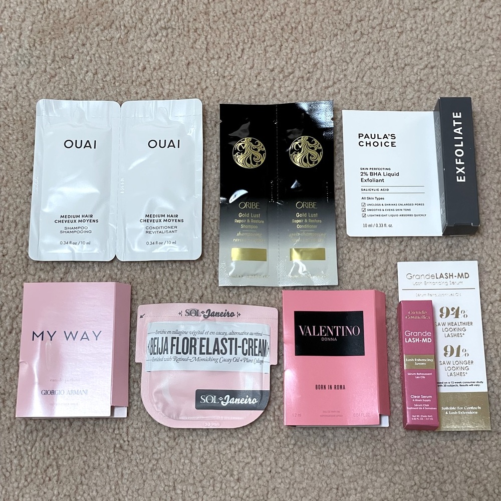 Beauty Sample Pieces Variety Pack